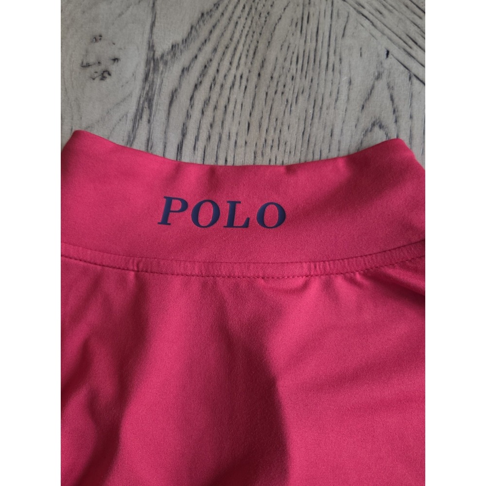 Polo Golf Ralph Lauren Pullover Mens Large 1/4 Zip Up Red Blue Lightweight - Picture 4 of 15